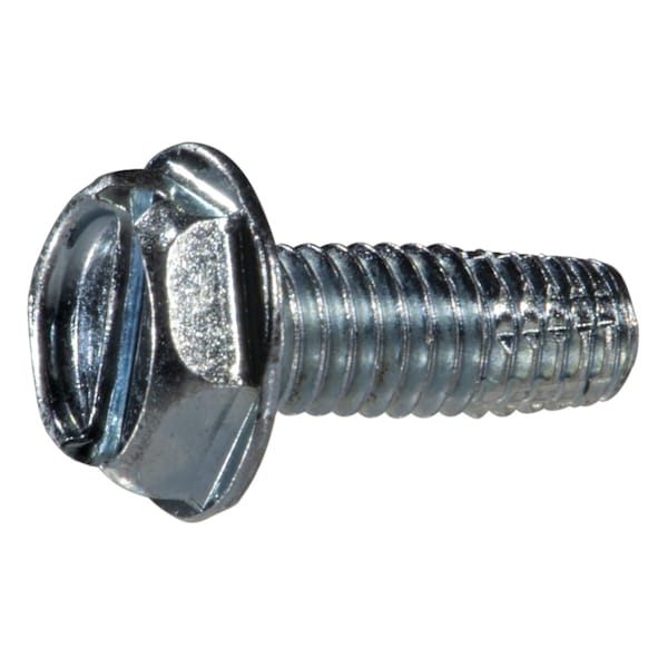 Midwest Fastener Sheet Metal Screw, #10 x 1/2 in, Zinc Plated Steel Flange Hex Head External Hex Drive, 30 PK 931753 - main